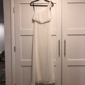 White Lulus Formal Dress